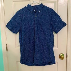 Navy American Eagle Dress Shirt (M)
